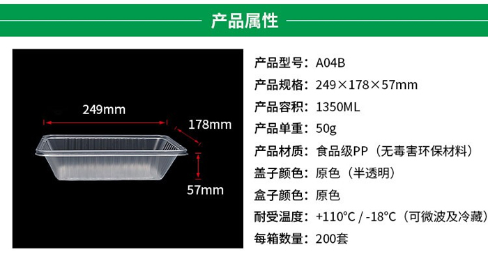 外卖快餐盒